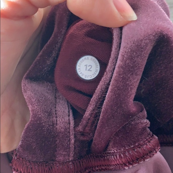 Lululemon crushed velvet align leggings - Picture 7 of 7